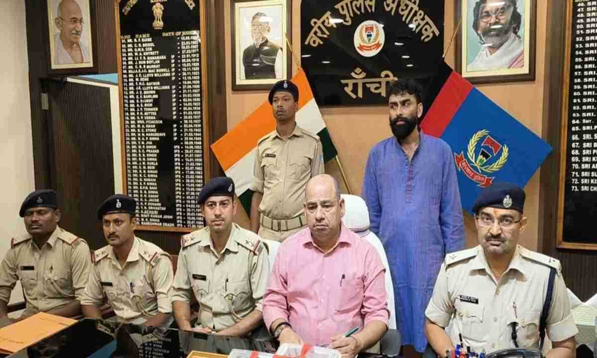 रांची पुलिस ने 44 वारदात अंजाम दे चुके साइको क्रिमिनल को दबोचा